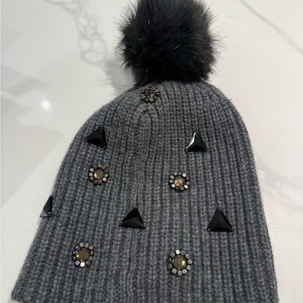 Club Monaco Gray Knit Beanie
